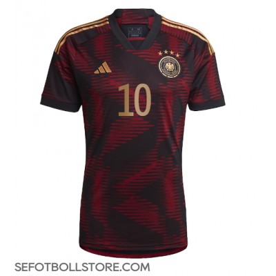 Tyskland Serge Gnabry #10 Replika Bortatröja VM 2022 Kortärmad